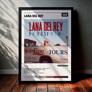 Cuadro Lana Del Rey - Honeymoon