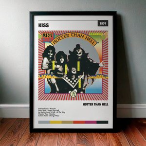 Cuadro KISS - Hotter Than Hell