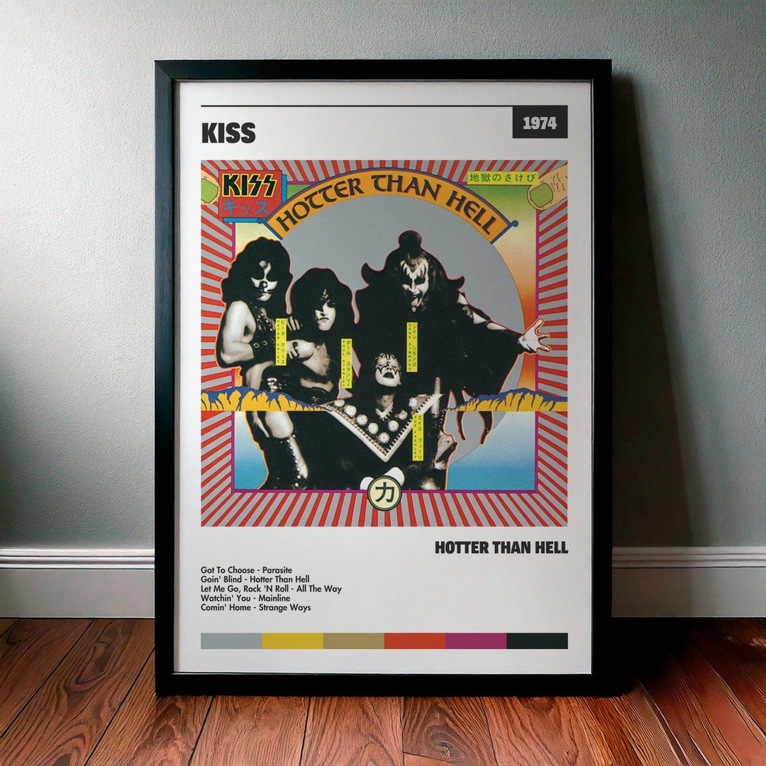 Cuadro KISS - Hotter Than Hell