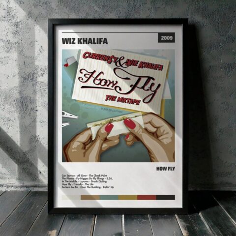 Cuadro Wiz Khalifa - How Fly