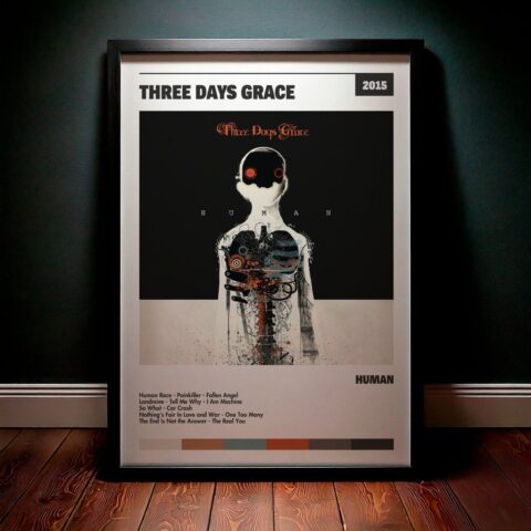Cuadro Three Days Grace - Human