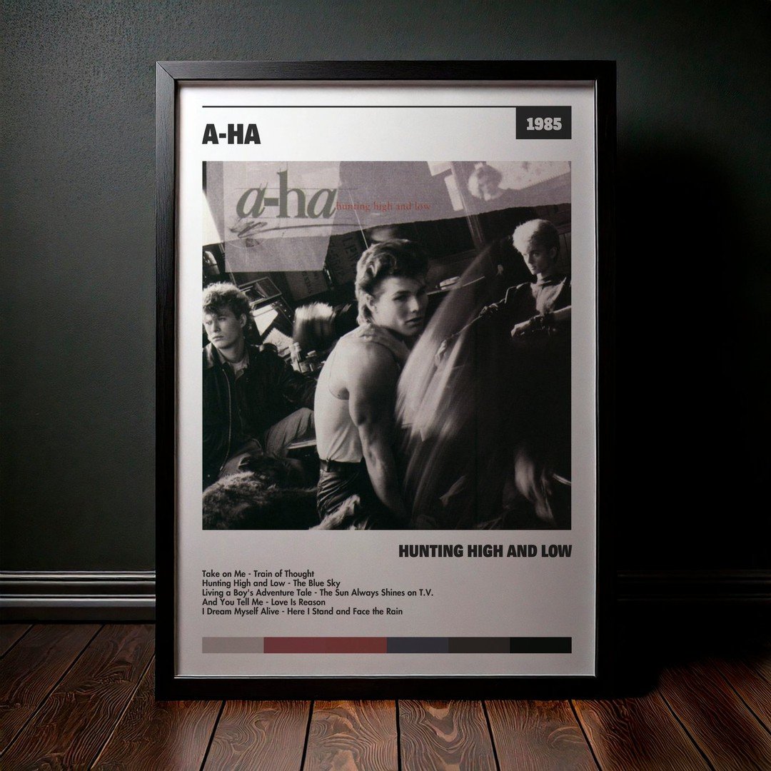 Cuadro A-ha - Hunting High and Low