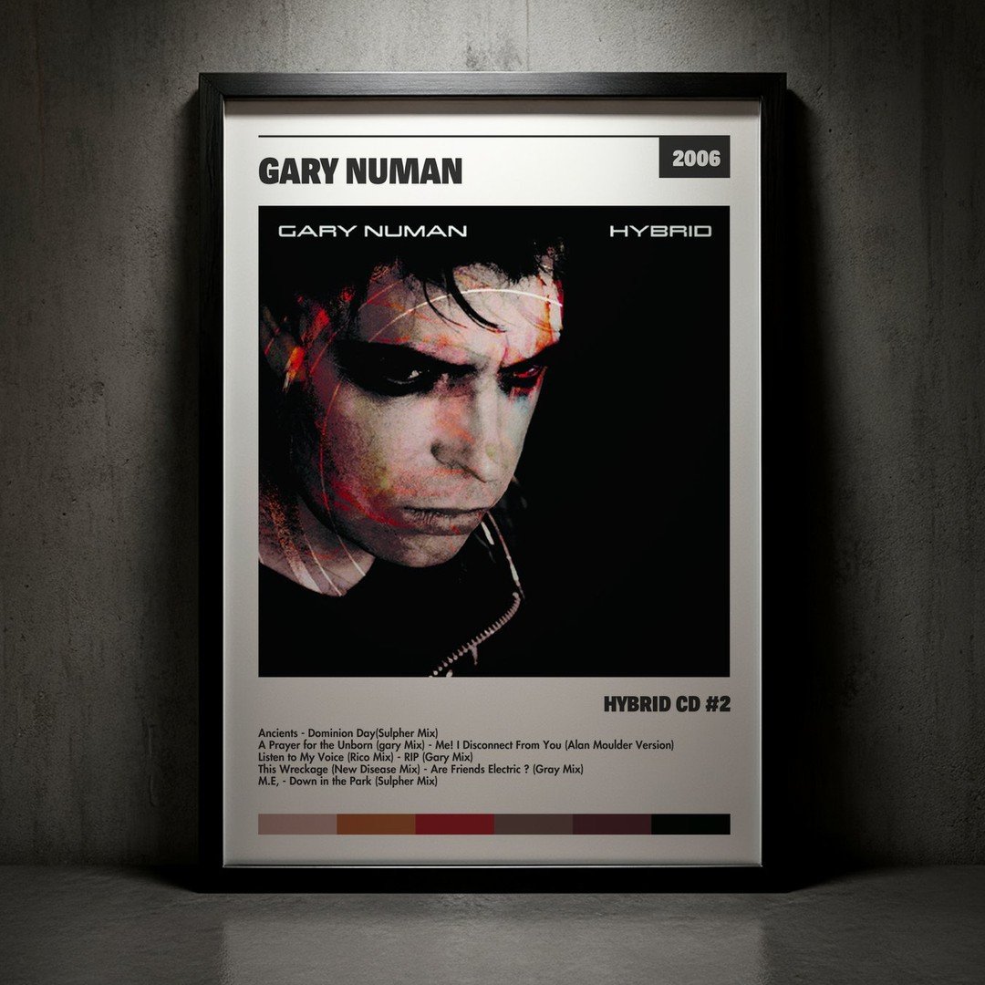 Cuadro Gary Numan - Hybrid CD #2