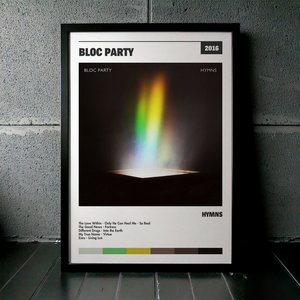 Cuadro Bloc Party - Hymns