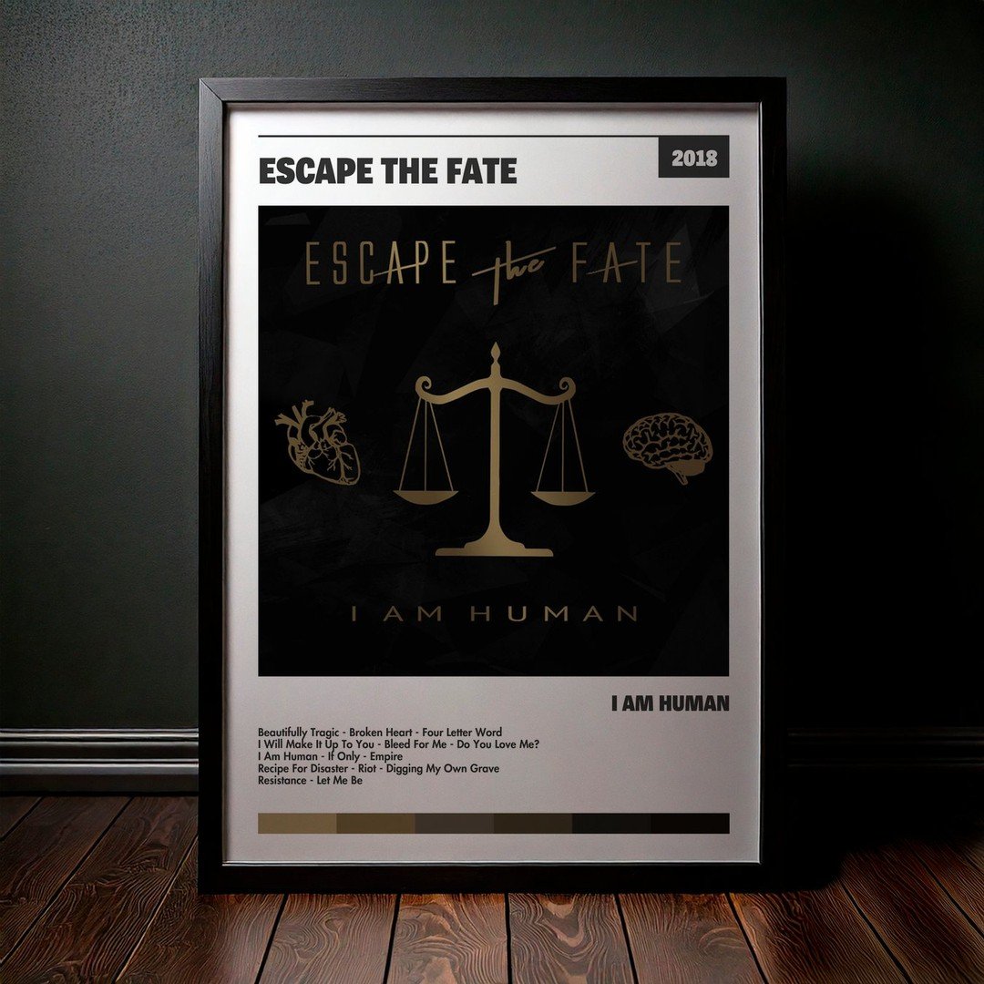 Cuadro Escape the Fate - I Am Human