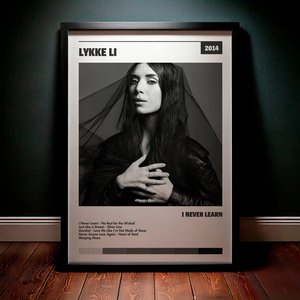 Cuadro Lykke Li - I Never Learn