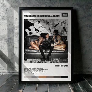 Cuadro YoungBoy Never Broke Again - I Rest My Case