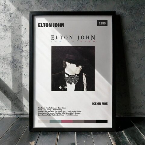 Cuadro Elton John - Ice On Fire