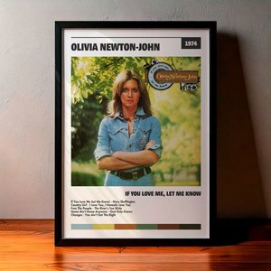 Cuadro Olivia Newton-John - If You Love Me, Let Me Know
