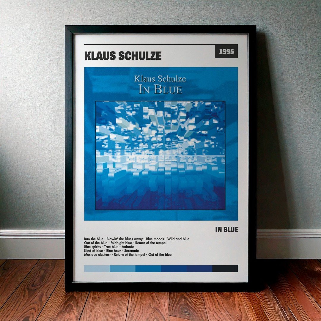 Cuadro Klaus Schulze - In Blue