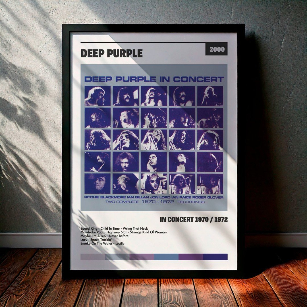 Cuadro Deep Purple - In Concert 1970 / 1972