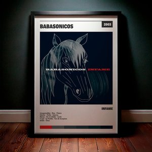 Cuadro Babasonicos - Infame