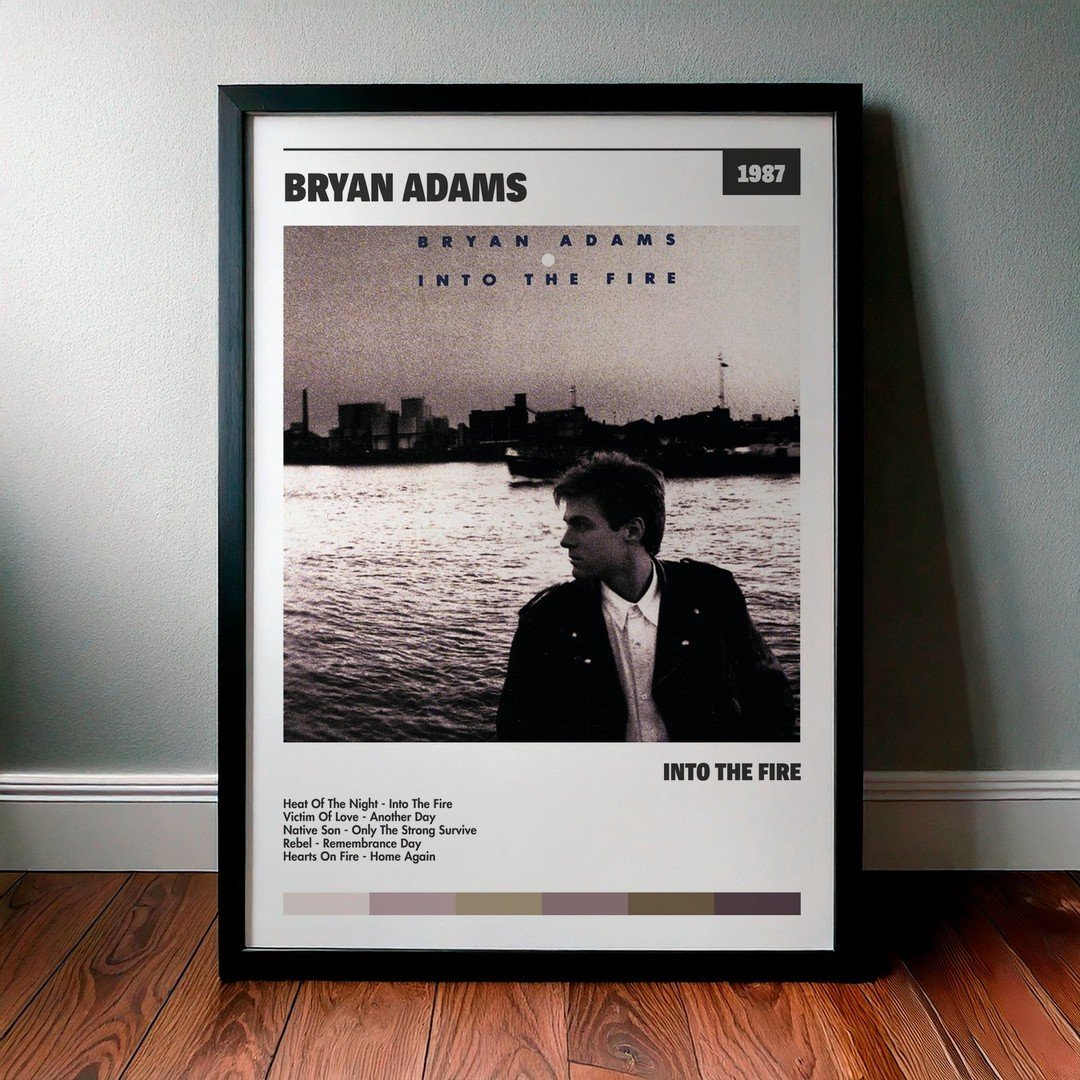 Cuadro Bryan Adams - Into The Fire