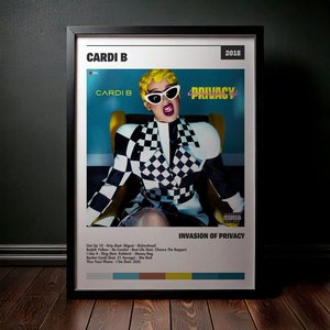 Cuadro Cardi B - Invasion of Privacy