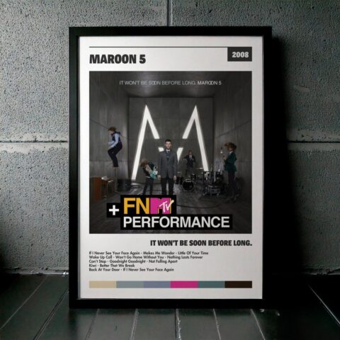 Cuadro Maroon 5 - It Won't Be Soon Before Long.