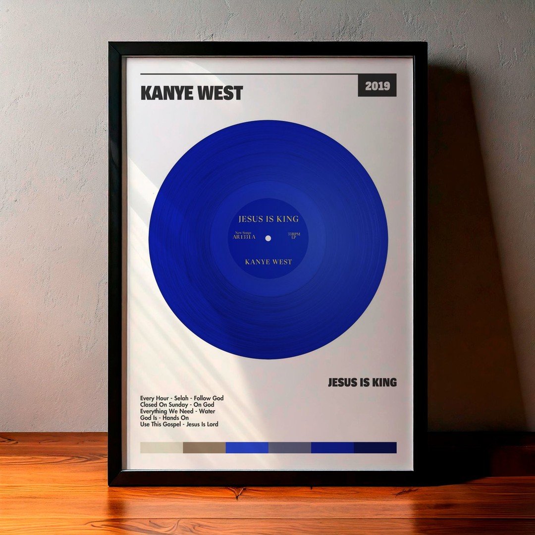 Cuadro Kanye West - JESUS IS KING