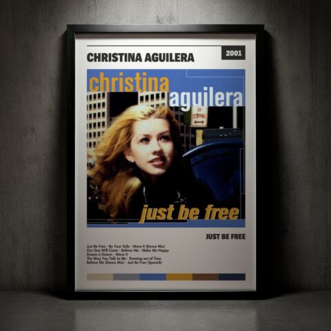 Cuadro Christina Aguilera - Just Be Free