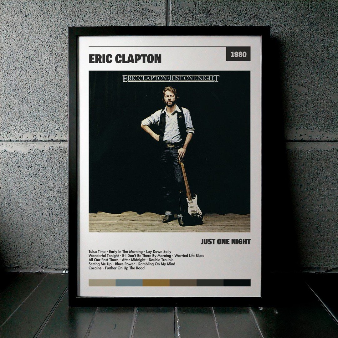 Cuadro Eric Clapton - Just One Night
