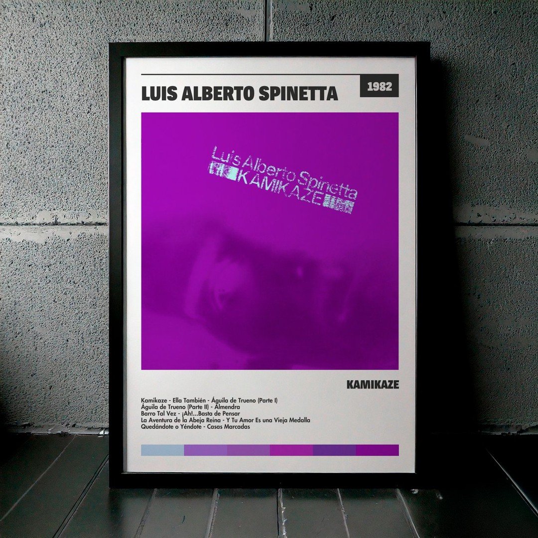 Cuadro Luis Alberto Spinetta - Kamikaze