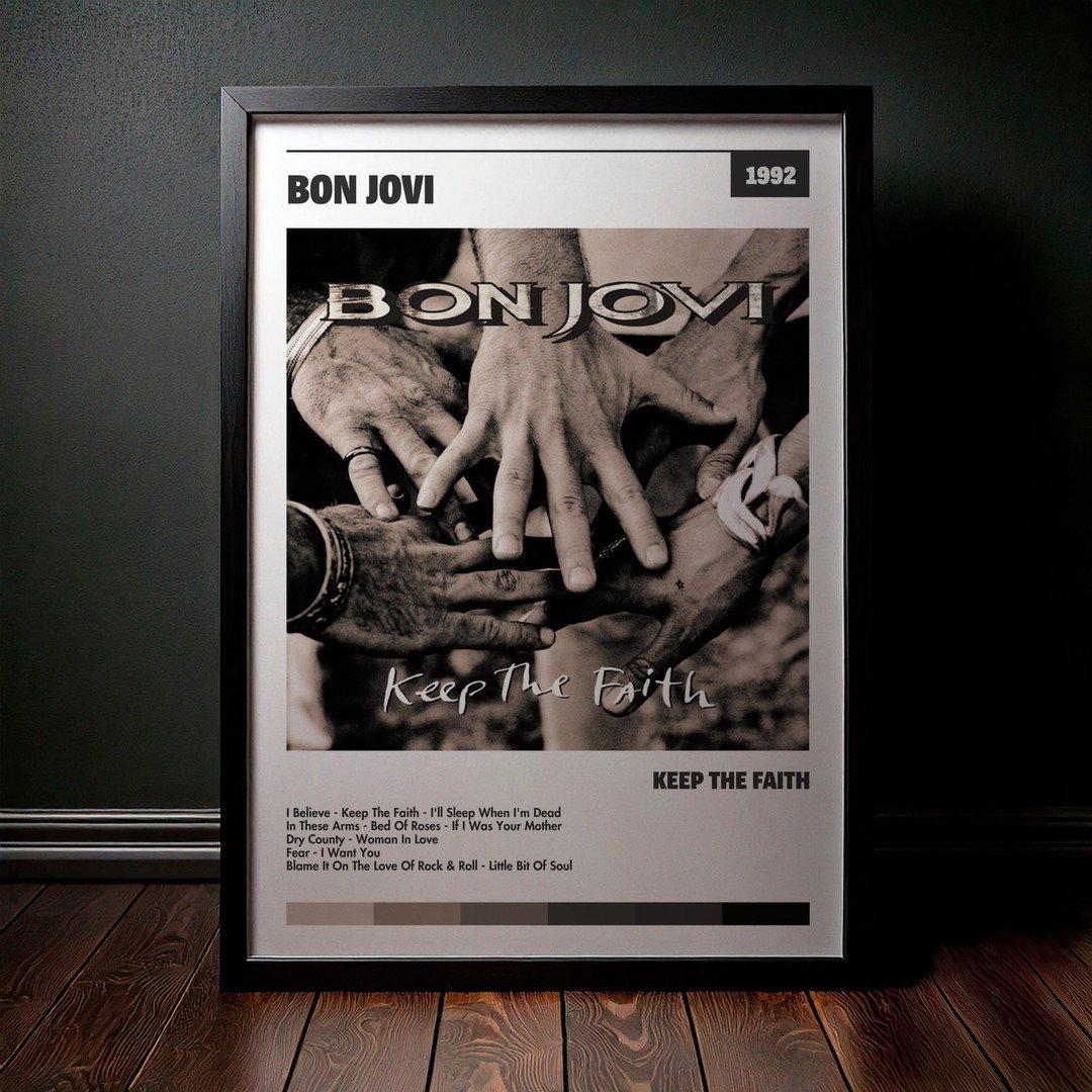 Cuadro Bon Jovi - Keep The Faith