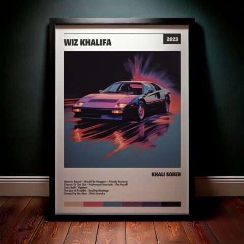 Cuadro Wiz Khalifa - Khali Sober