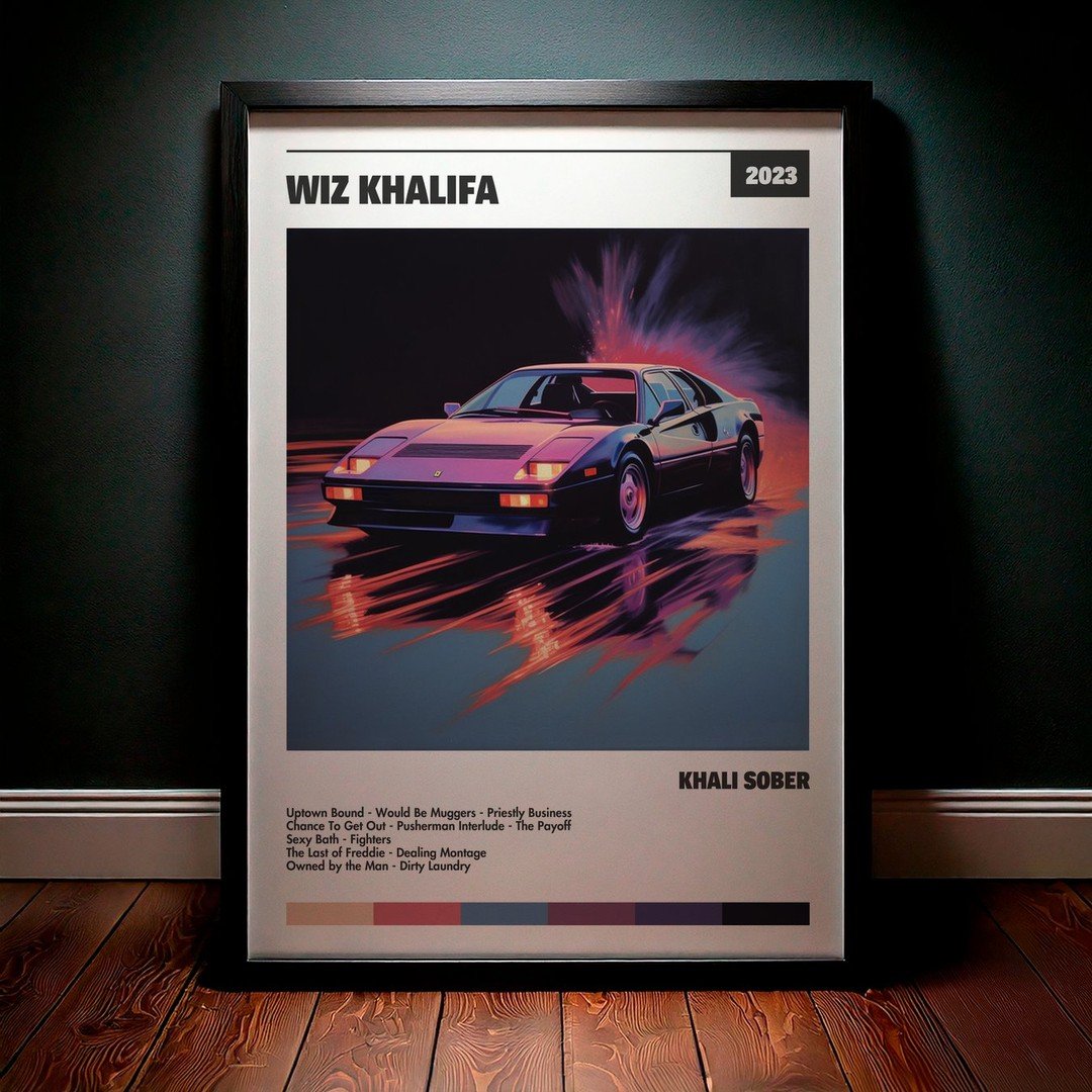 Cuadro Wiz Khalifa - Khali Sober