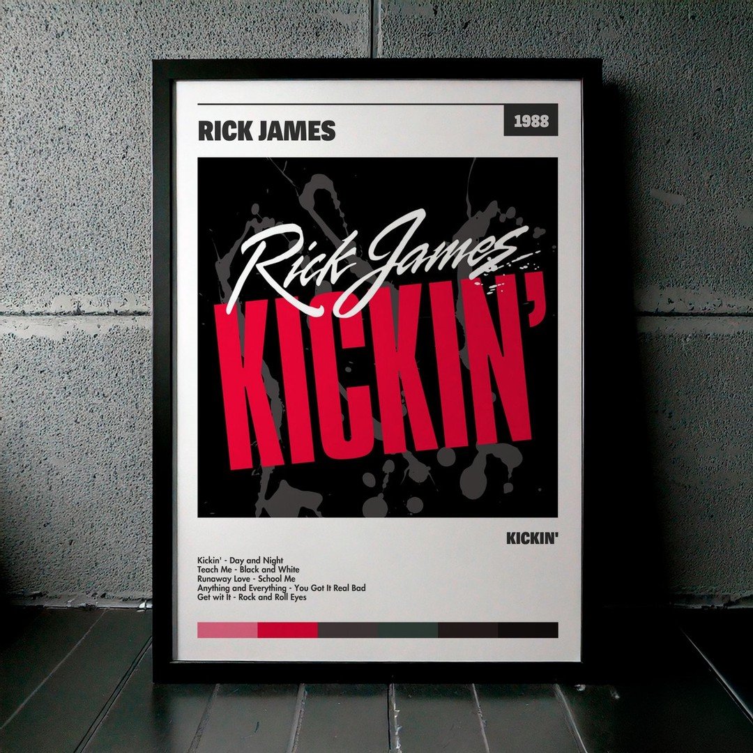 Cuadro Rick James - Kickin'