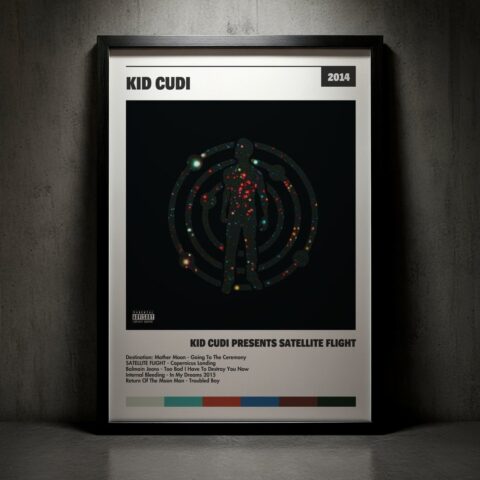 Cuadro Kid Cudi - KiD CuDi presents SATELLITE FLIGHT