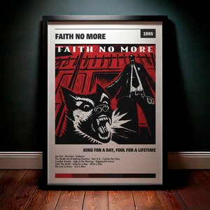 Cuadro Faith No More - King for a Day, Fool for a Lifetime