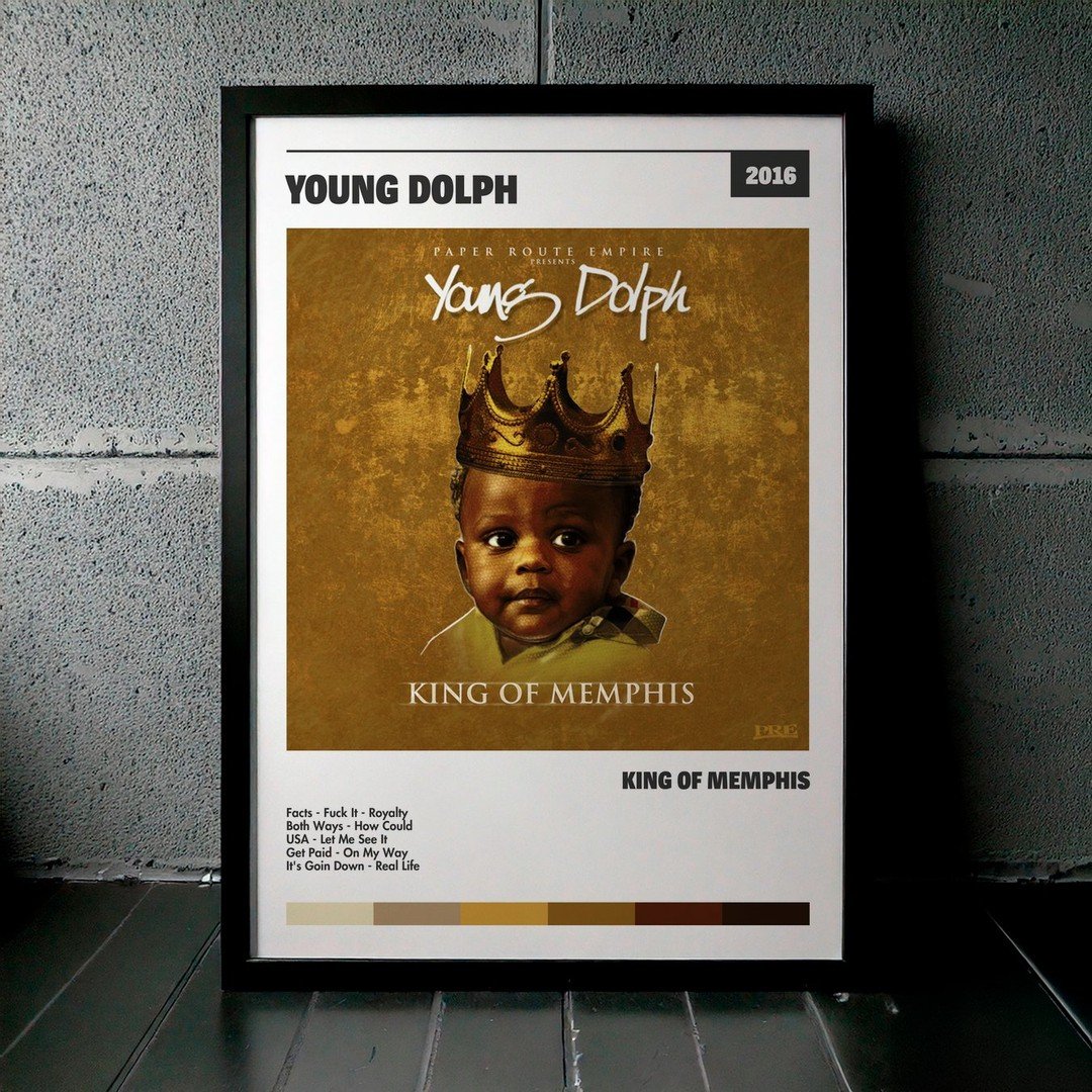 Cuadro Young Dolph - King of Memphis