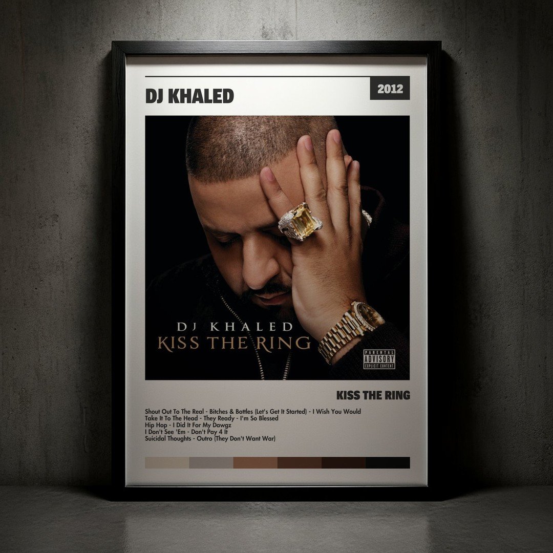 Cuadro DJ Khaled - Kiss The Ring