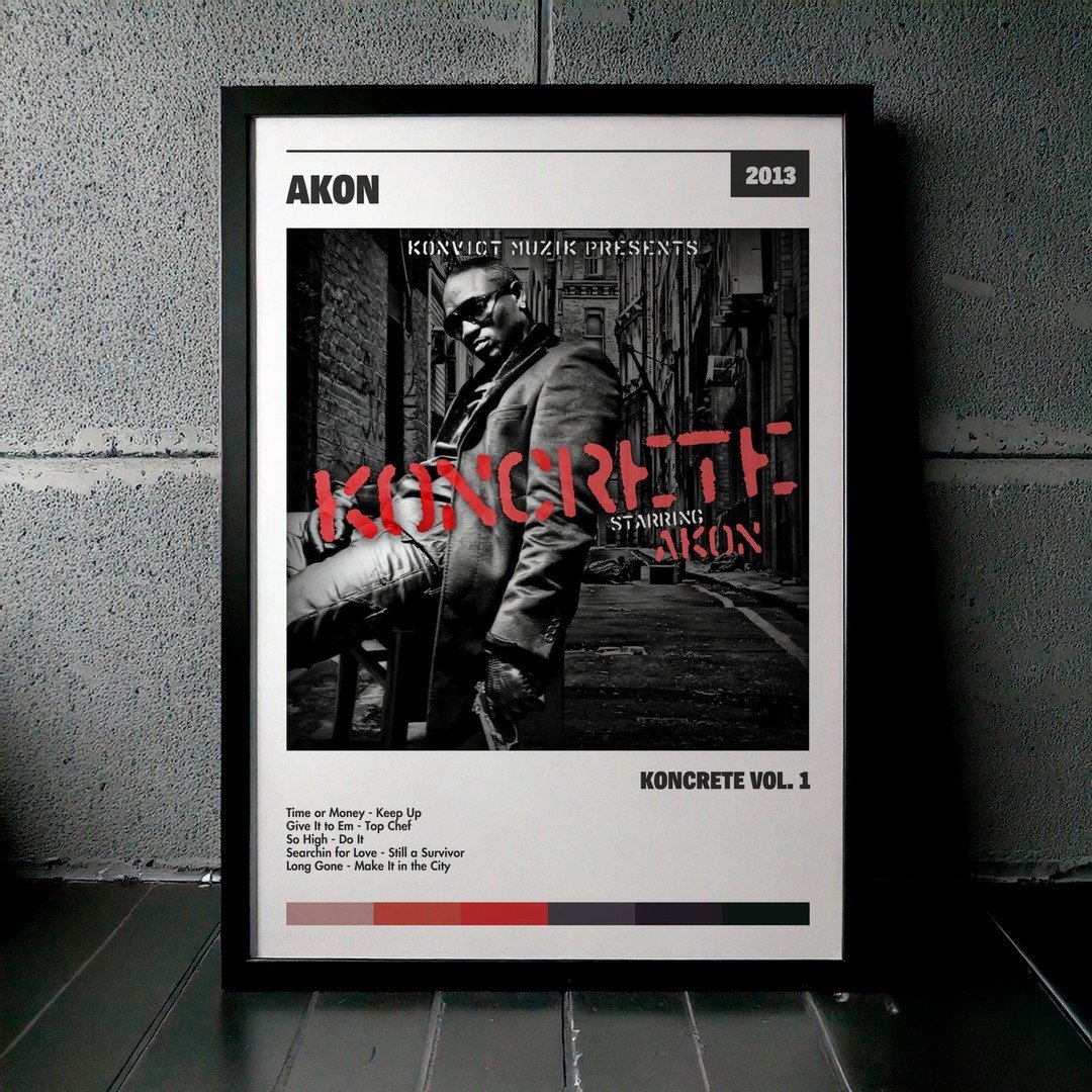 Cuadro Akon - Koncrete Vol. 1