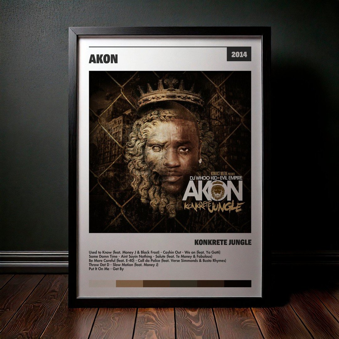 Cuadro Akon - KonKrete Jungle