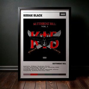 Cuadro Kodak Black - Kutthroat Bill