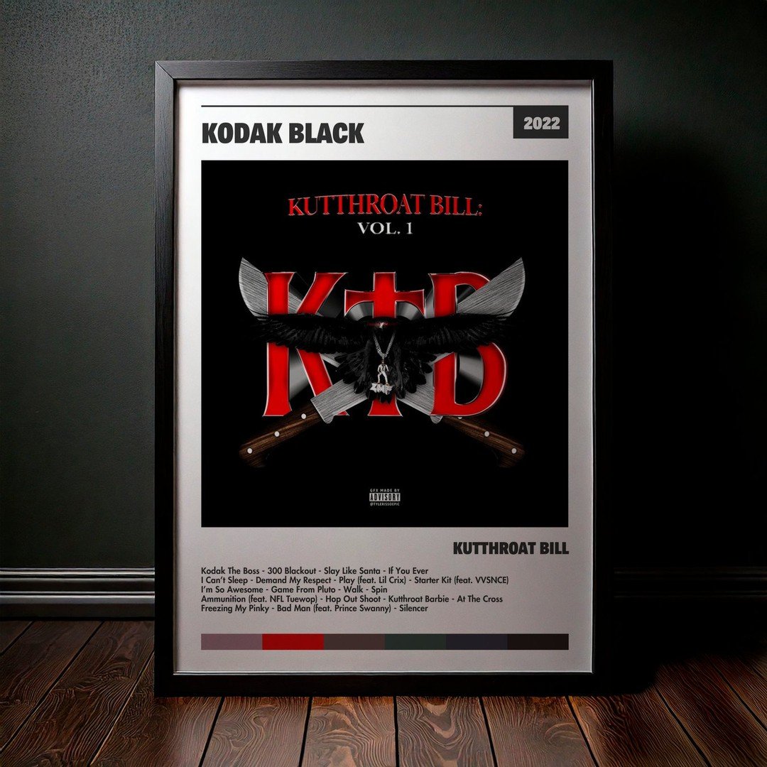 Cuadro Kodak Black - Kutthroat Bill