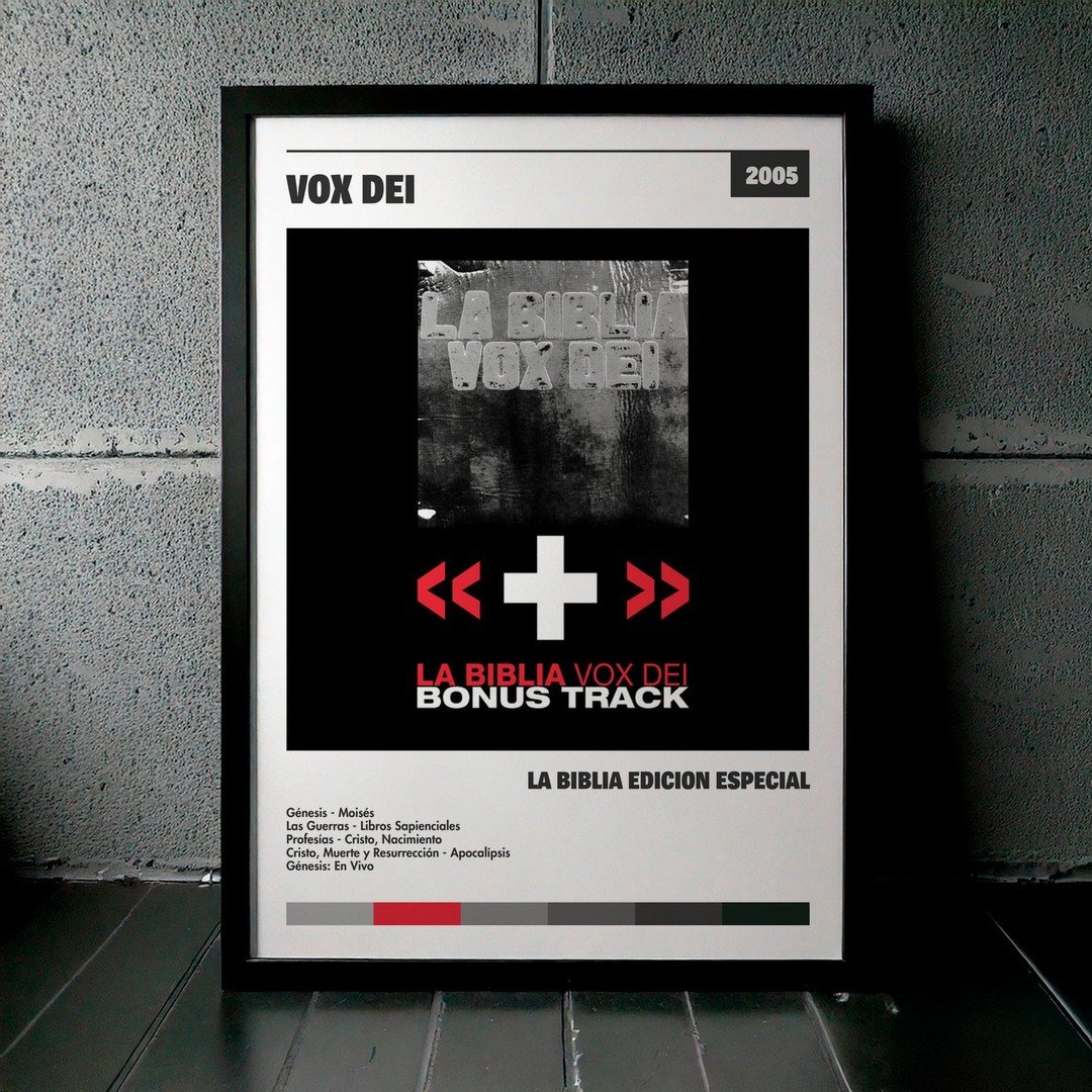 Cuadro Vox Dei - La Biblia Edición Especial