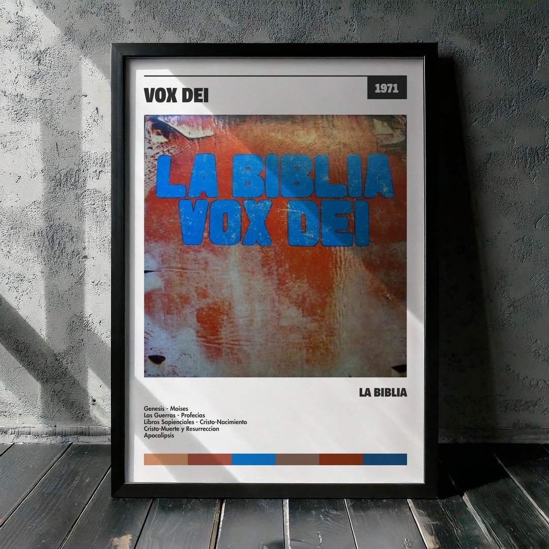 Cuadro Vox Dei - La Biblia
