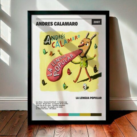 Cuadro Andrés Calamaro - La lengua popular