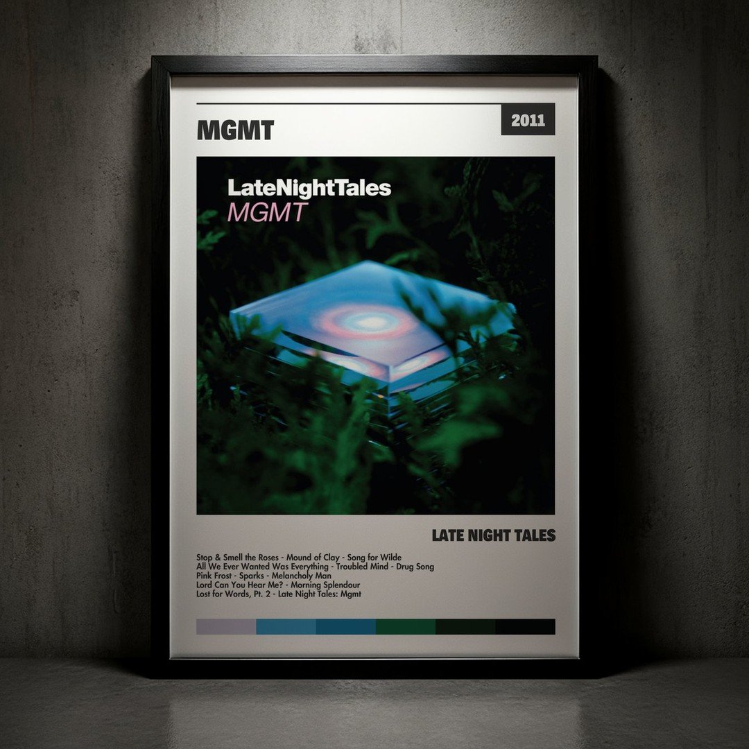 Cuadro MGMT - Late Night Tales