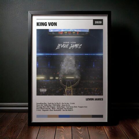 Cuadro King Von - Levon James