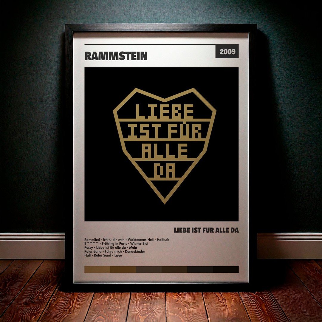 Cuadro Rammstein - Liebe ist für alle da