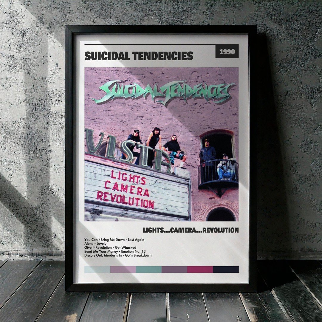 Cuadro Suicidal Tendencies - Lights...Camera...Revolution