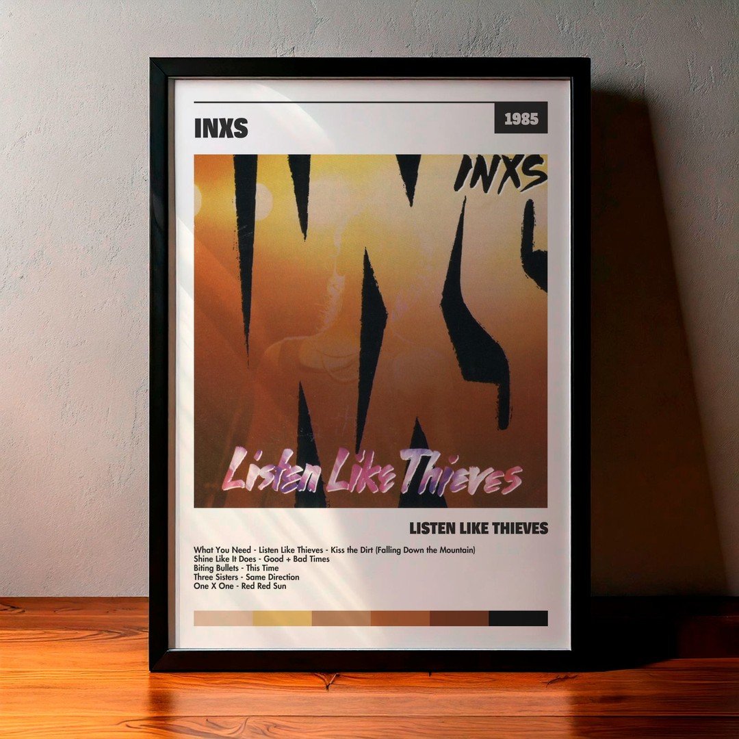 Cuadro INXS - Listen Like Thieves