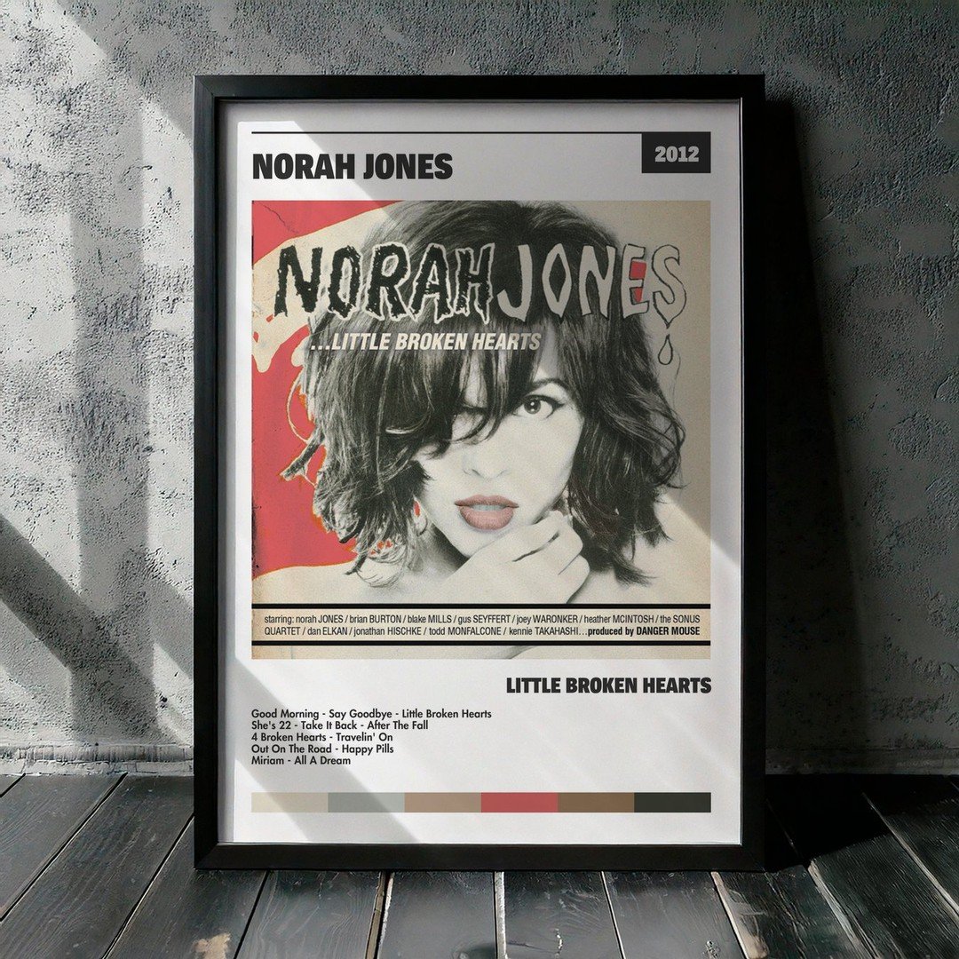 Cuadro Norah Jones - Little Broken Hearts