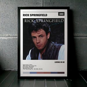 Cuadro Rick Springfield - Living In Oz