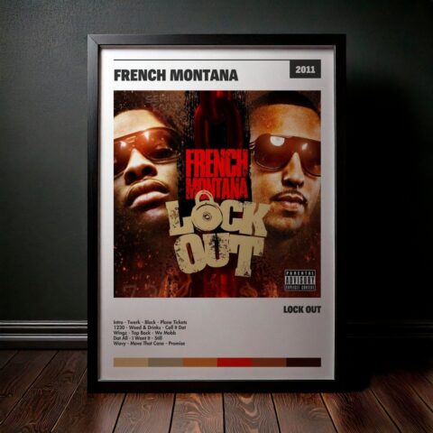 Cuadro French Montana - Lock Out