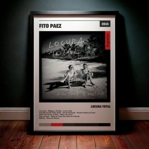 Cuadro Fito Paez - Locura Total
