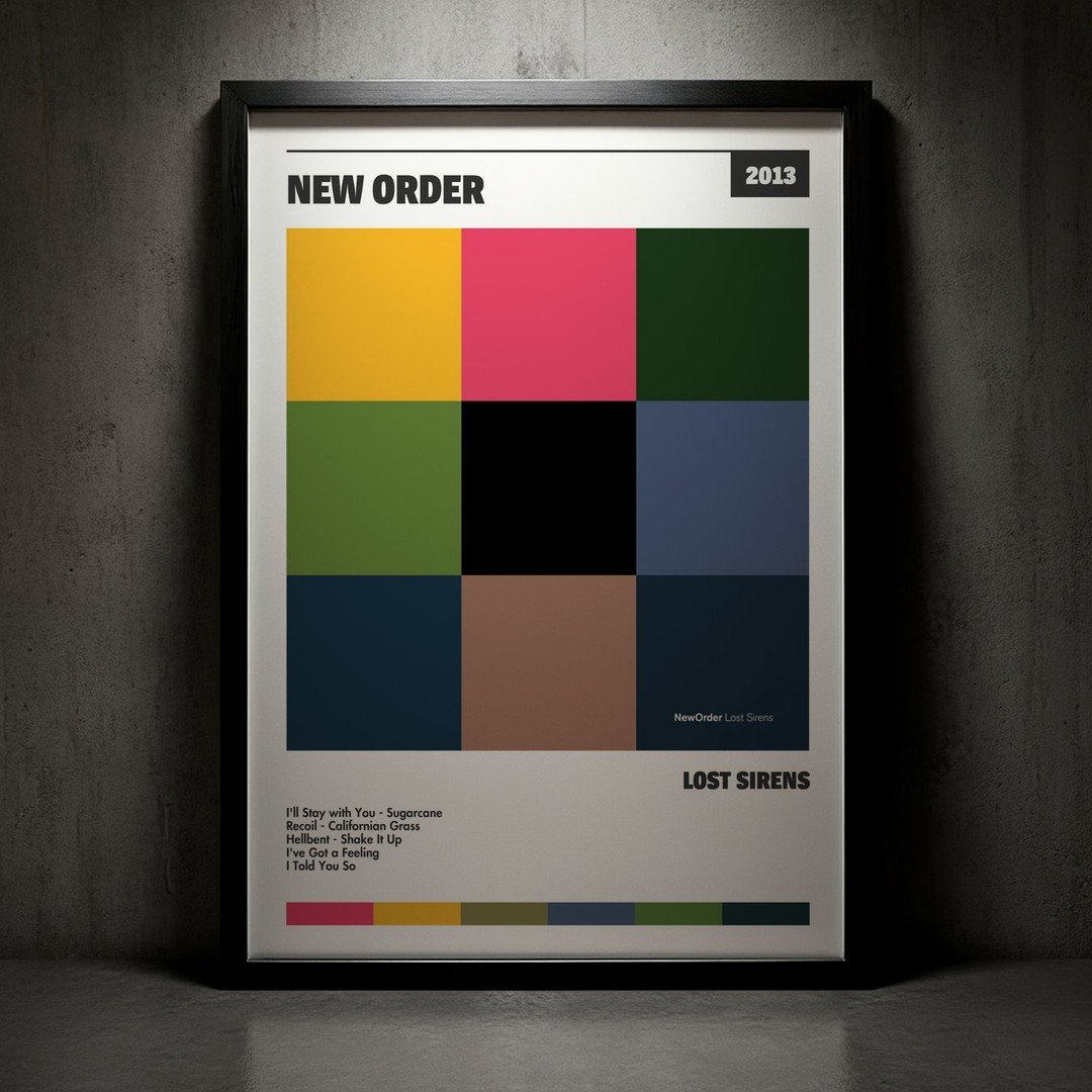 Cuadro New Order - Lost Sirens