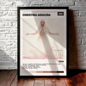 Cuadro Christina Aguilera - Lotus