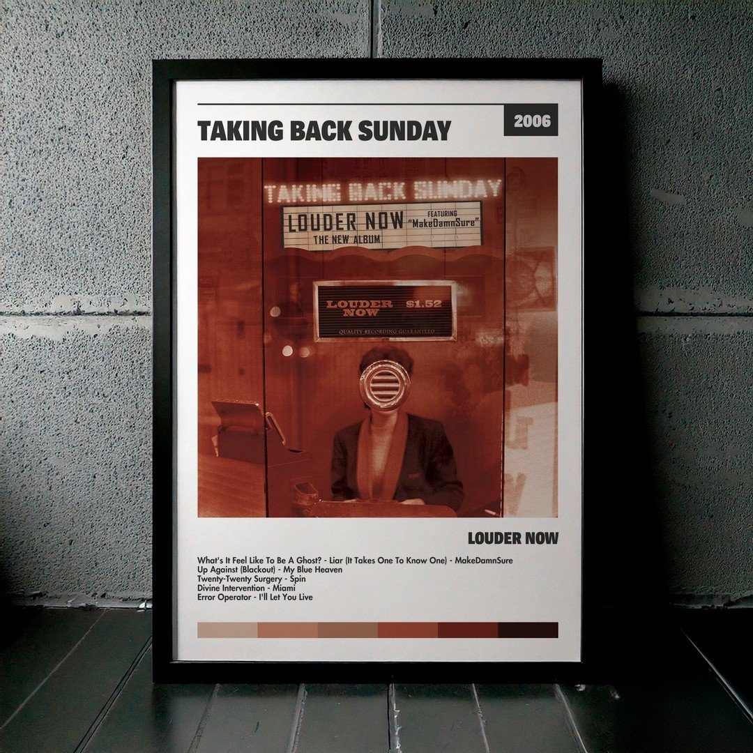 Cuadro Taking Back Sunday - Louder Now